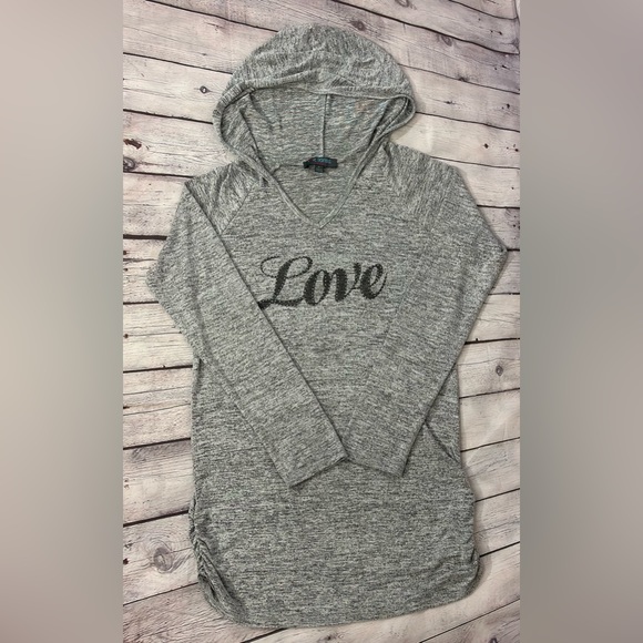 Love Delirious Maternity Long Sleeves Lightweight Hoodie Size L - Picture 4 of 9